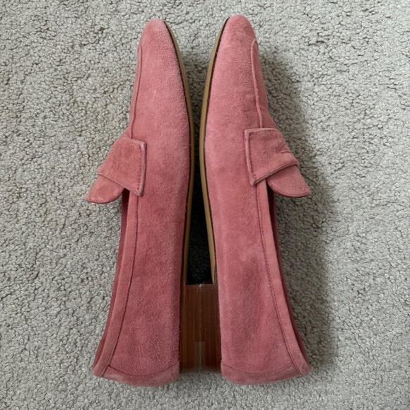 Mansur Gavriel Pink Suede Classic Loafers, Women size 38 - Picture 7 of 9